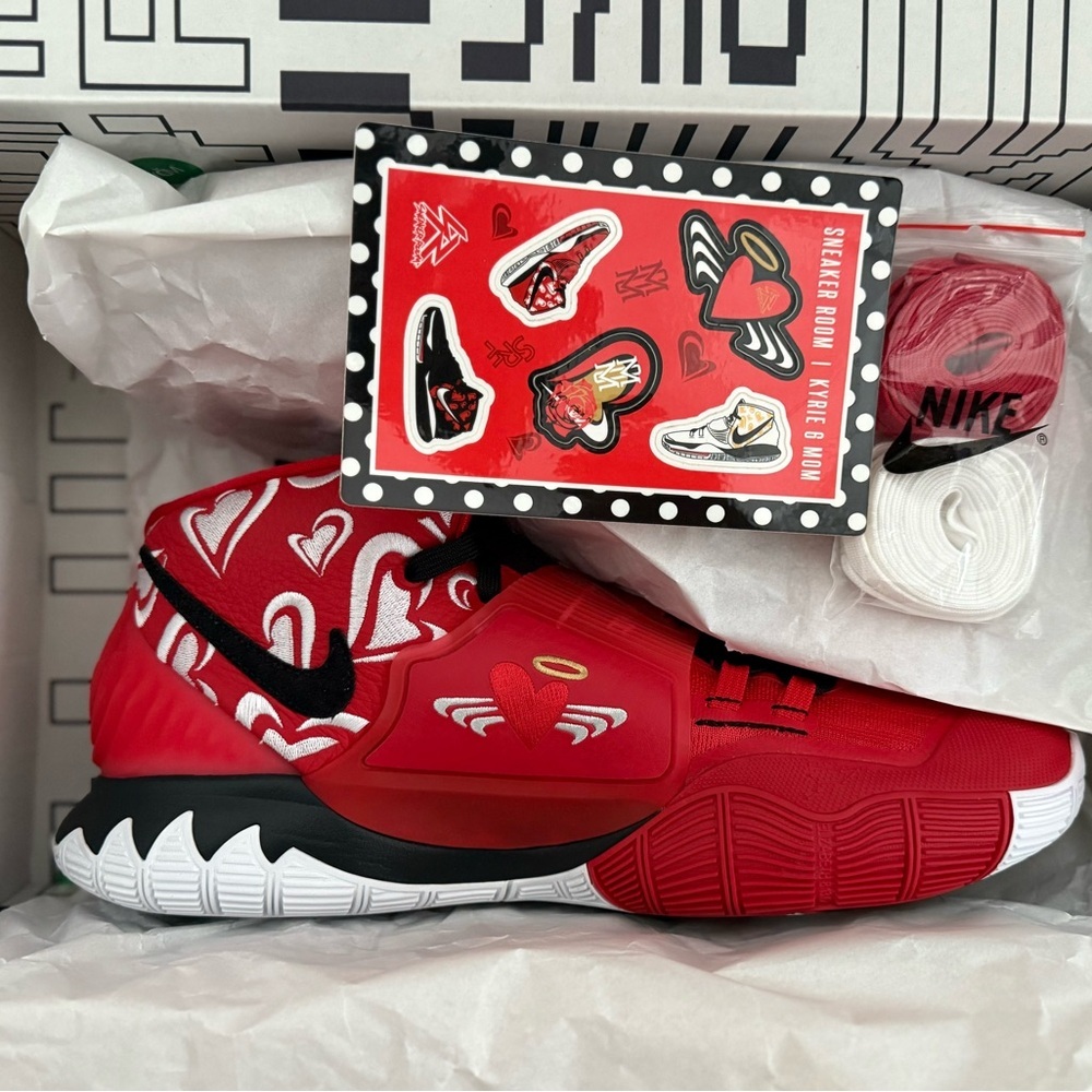 Nike x Sneaker Room Kyrie 6 "Mom" (Red) - Picture 5 of 6
